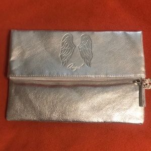 Victoria’s  Secret  RARE… Silver ANGEL 😇 CLUTCH … brand new..